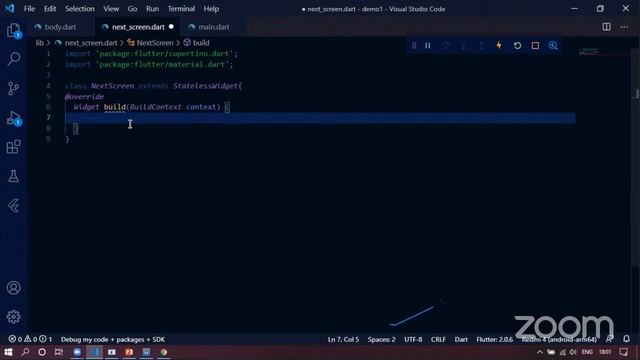 Hybrid Mobile Application Development using Google's Flutter смотреть онлайн