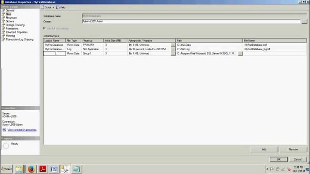 SQL Server Tutorial 6: How to add files and filegroups to a database using SSMS смотреть онлайн