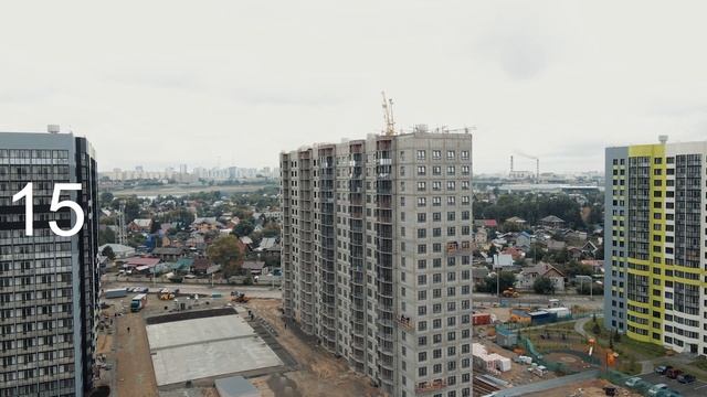 Видовые характеристики дом 19/1 Вид на жилой комплекс VESNA Город-парк 