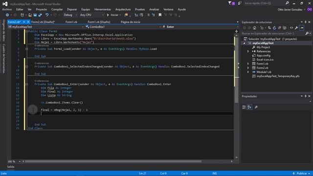 04. Excel + vb.net | Agregar Items a ComboBox desde Hoja de Cálculo смотреть онлайн