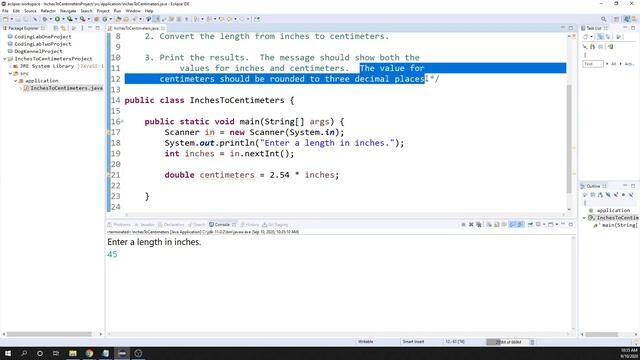 Programming Example: Convert Inches to Centimeters смотреть онлайн