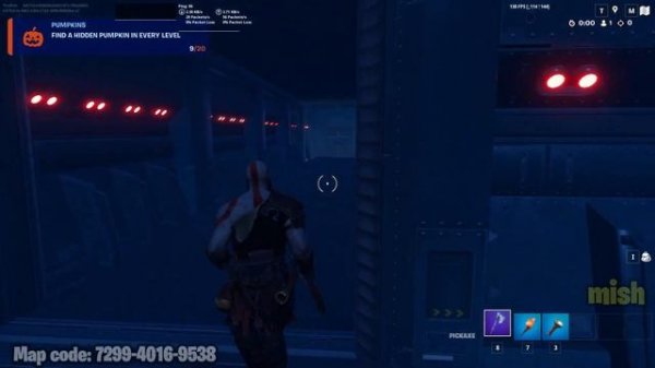 HAUNTED ESCAPE CHAPTER 2 Fortnite (All 20 Level HIDDEN PUMPKIN Solutions) | JKR_JULIAN Haunted