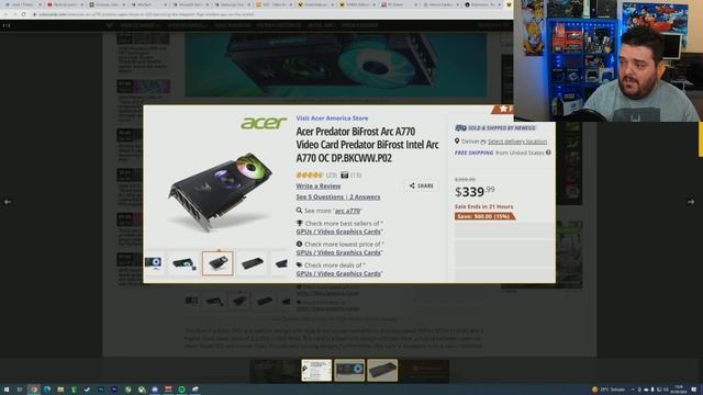 Intel ARC770 16GB baja de precio en su modelo ACER BiFrost personalizado, los 16GB VRAM más baratos смотреть онлайн