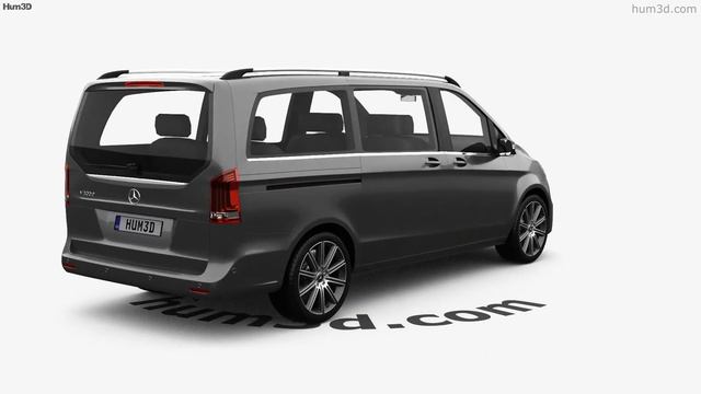 Mercedes-Benz V-class Exclusive Line 2019 3D model by Hum3D.com смотреть онлайн