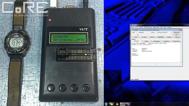 Обзор и тест китайского программатора Minipro TL866 и программатора Triton V5 7T смотреть онлайн