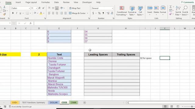 DOLLAR, CODE & CHAR FUNCTION | Text Function | Lecture 23 | Advanced Business Excel Course смотреть онлайн