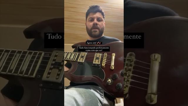 Guitarra Golden SG Elétrica Refeita смотреть онлайн