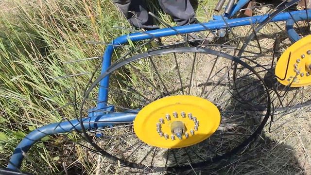 Грабли солнышко на мини тракторе смотреть онлайн