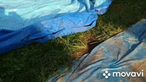 30 сентября 2020 г.Убираем  каркасный бассейн Intex на зиму.