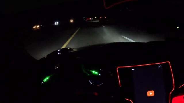 TUNED INFINITI G37S LATE NIGHT POV DRIVE смотреть онлайн