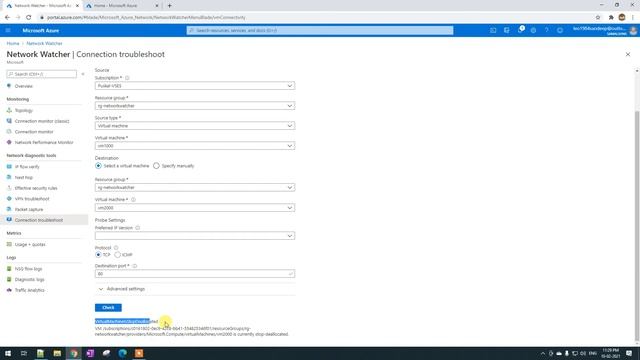 Lec-163 Azure in Hindi - Azure Network Watcher - Lab Connection Troubleshoot смотреть онлайн
