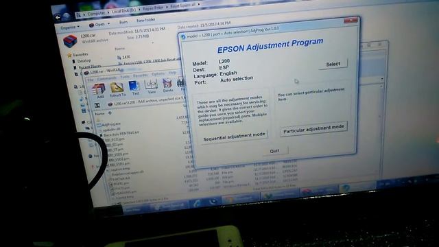 How to reset epson l200 смотреть онлайн