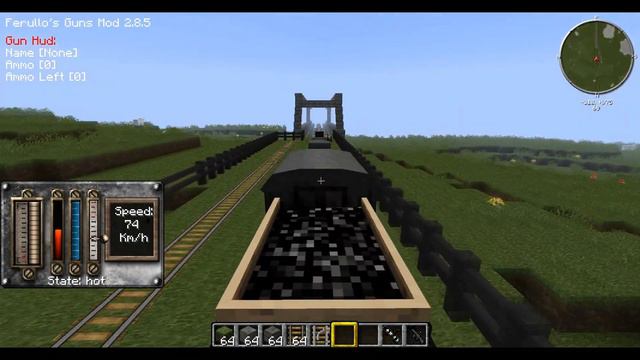 Minecraft - Trains Mod - Steam Train смотреть онлайн