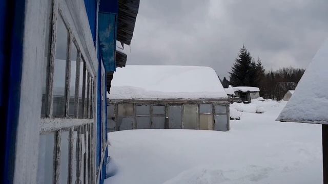 Зима в саду❄️ Горнолыжка⛷️Убрали Ёлку?На снегоходах? смотреть онлайн