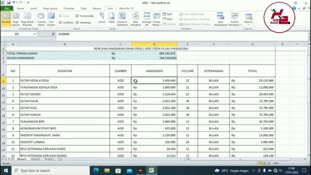 Cara agar judul tabel tetap terlihat walau di scrool kebawah dalam data yang banyak excel смотреть онлайн