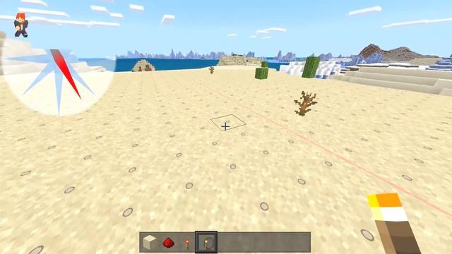 Minecraft Bedrock: Utility Shader Addon (Compass, Chunk Borders, & More) смотреть онлайн