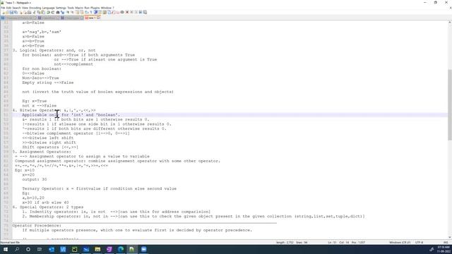 Operators in Python смотреть онлайн