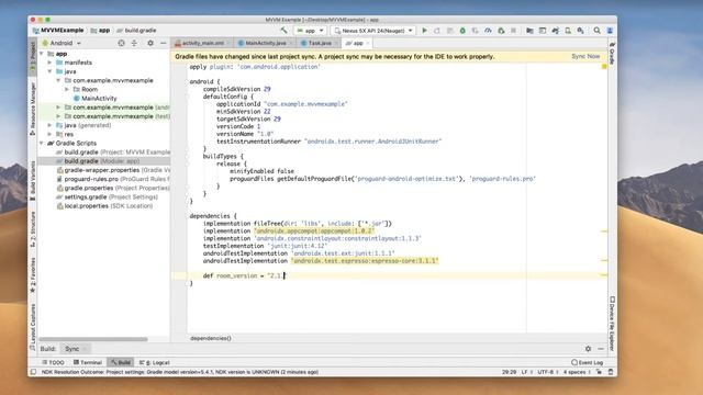 1) Android MVVM Tutorial - Task Entity смотреть онлайн