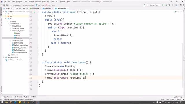 Java-A1908G2: Quản lý tin tức смотреть онлайн