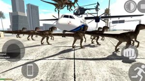 Indian Bikes Driving 3D Gameplay All Dinosaur Attack Plane ?? #indianbikedriving3d #viral