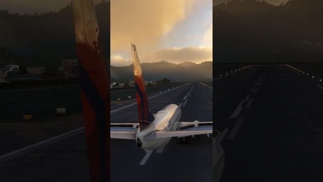 Посадка аэропорт Принцессы Юлианы жёсткий ветер смотреть онлайн