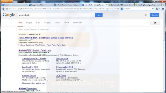 Create Android Aplication with Java, EN 1, Download Several Important Aplications смотреть онлайн