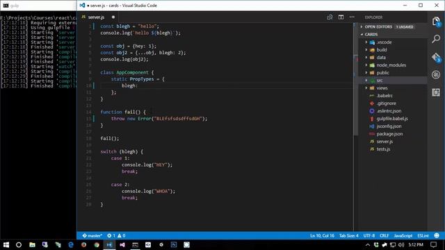 ? Watch and Run: Server • React JS Programming • React JavaScript • React JS for Beginner • (Pt. 21 смотреть онлайн