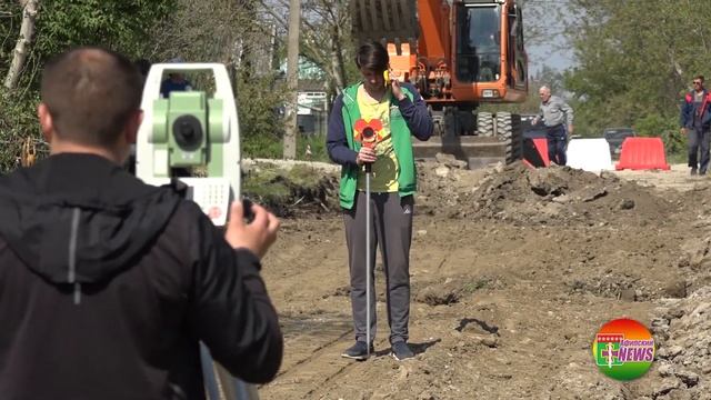Начало благоустройства ул. Суворова в Афипском смотреть онлайн