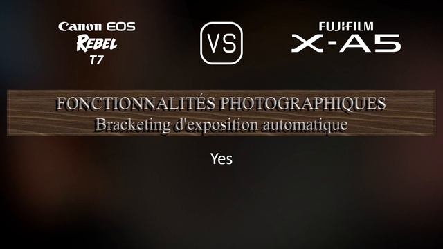 Canon EOS Rebel T7 vs. Fujifilm X-A5: Une Comparaison de Caractéristiques смотреть онлайн