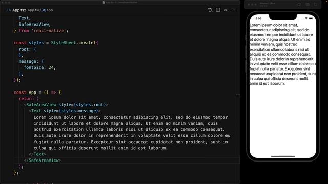 Use the SafeAreaView // Core React Native Component смотреть онлайн