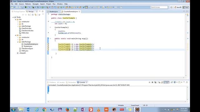 java static keyword meaning Part 2 смотреть онлайн