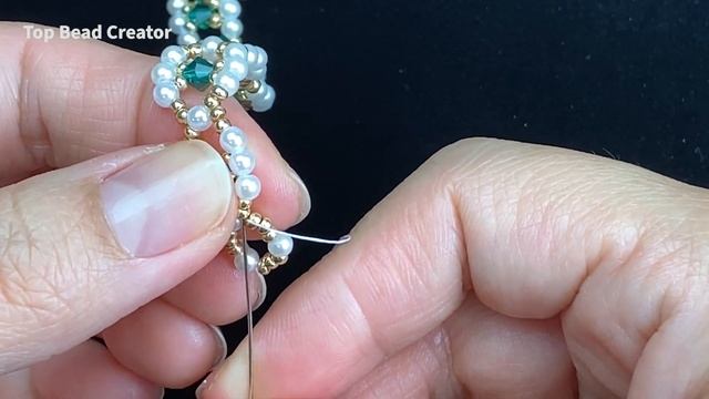 Easy Pattern Bracelet Making, How to make beaded bracelet. смотреть онлайн