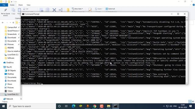 Install MongoDB | Step by Step How to download, install and run mongoDB on Windows 10 смотреть онлайн