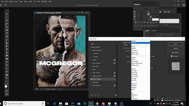 McGregor Vs Poirier 2  | UFC Poster Speed Art #2 (Photoshop) | Sports