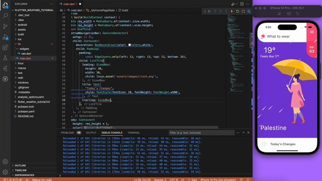 Flutter Weather UI - Flutter Animation UI - Speed Code смотреть онлайн