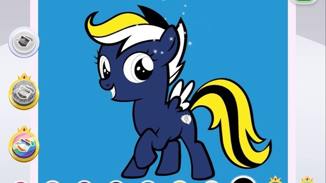 My Little Pony Color By Magic: Coloring ponies and designing the museum. Gameplay. смотреть онлайн