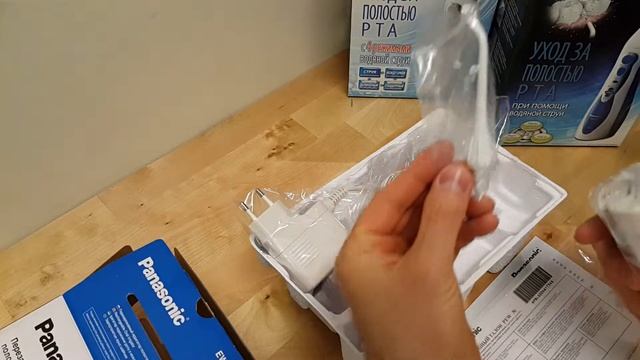 Ирригатор Panasonic EW-DJ40. Распаковка. смотреть онлайн