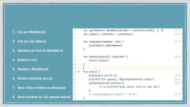 Kotlin - Aula 07 - Funcionais e Coleções смотреть онлайн