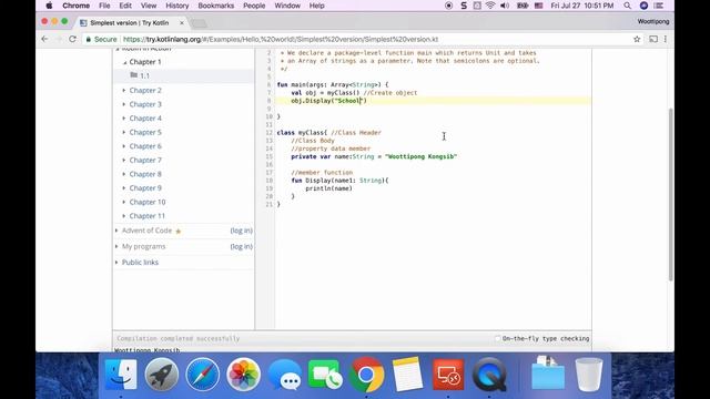 Class & Object & Kotlin смотреть онлайн