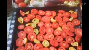 Сушим,вялим ТОМАТЫ на солнце!!!
