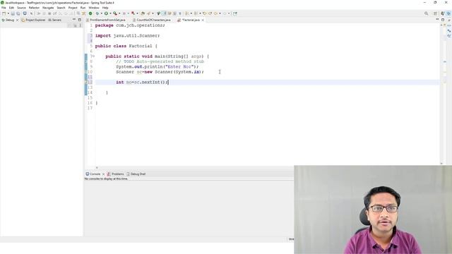 Write a program to find factorial of a number | Java Interview Question смотреть онлайн