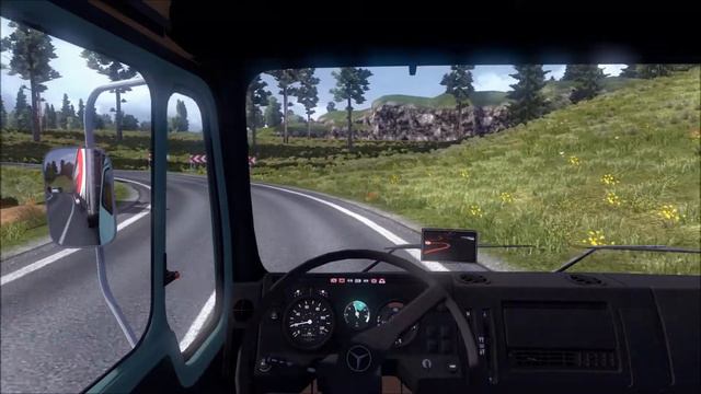 Euro Truck Simulator 2 - Mercedes-Benz NG-1632 смотреть онлайн