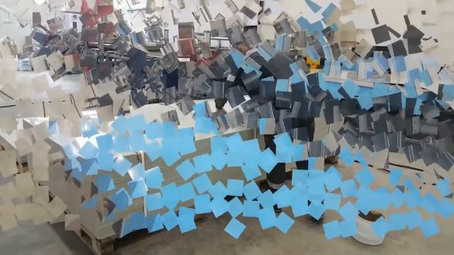 Монтаж стен и покрытий