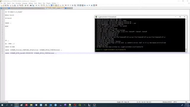 Install mHM using CMAKE and CYGWIN смотреть онлайн
