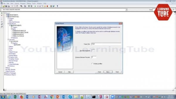 Oracle Forms Tutorial || Oracle Forms Training for beginners || Learning Tube