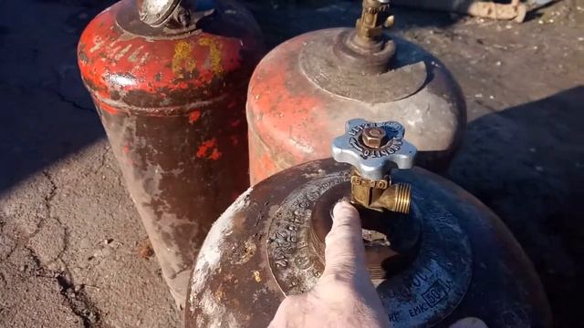 Мангал из газовых баллонов