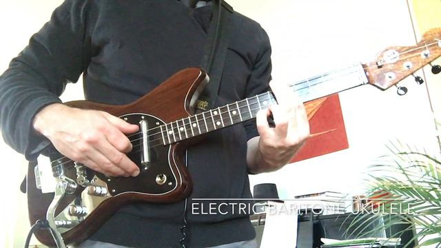 Electric baritone ukulele with lipstick pickups смотреть онлайн