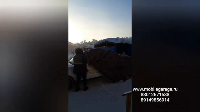 Портативный гараж Наташа. Обзор с замерами смотреть онлайн