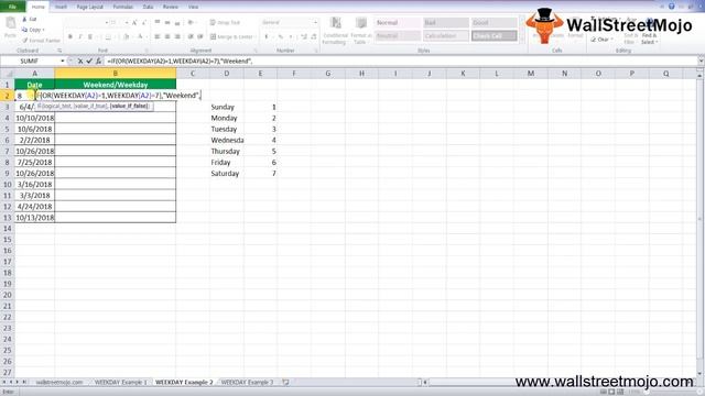 WEEKDAY Excel Function | How to Use WEEKDAY Function? смотреть онлайн