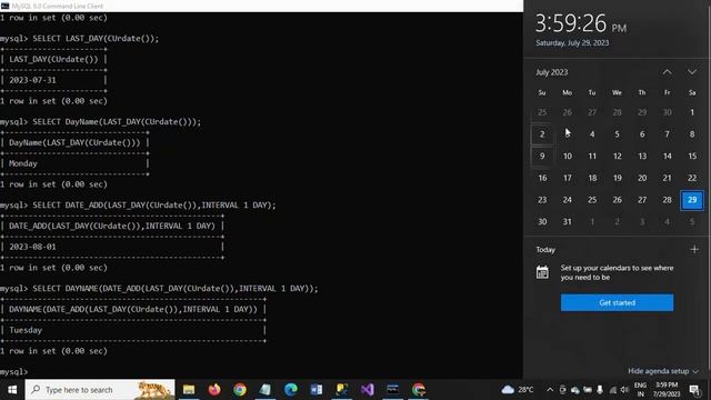 SQL Queries||Last_Day (MySQL) and EOMONTH (MS-SQL SERVER) смотреть онлайн